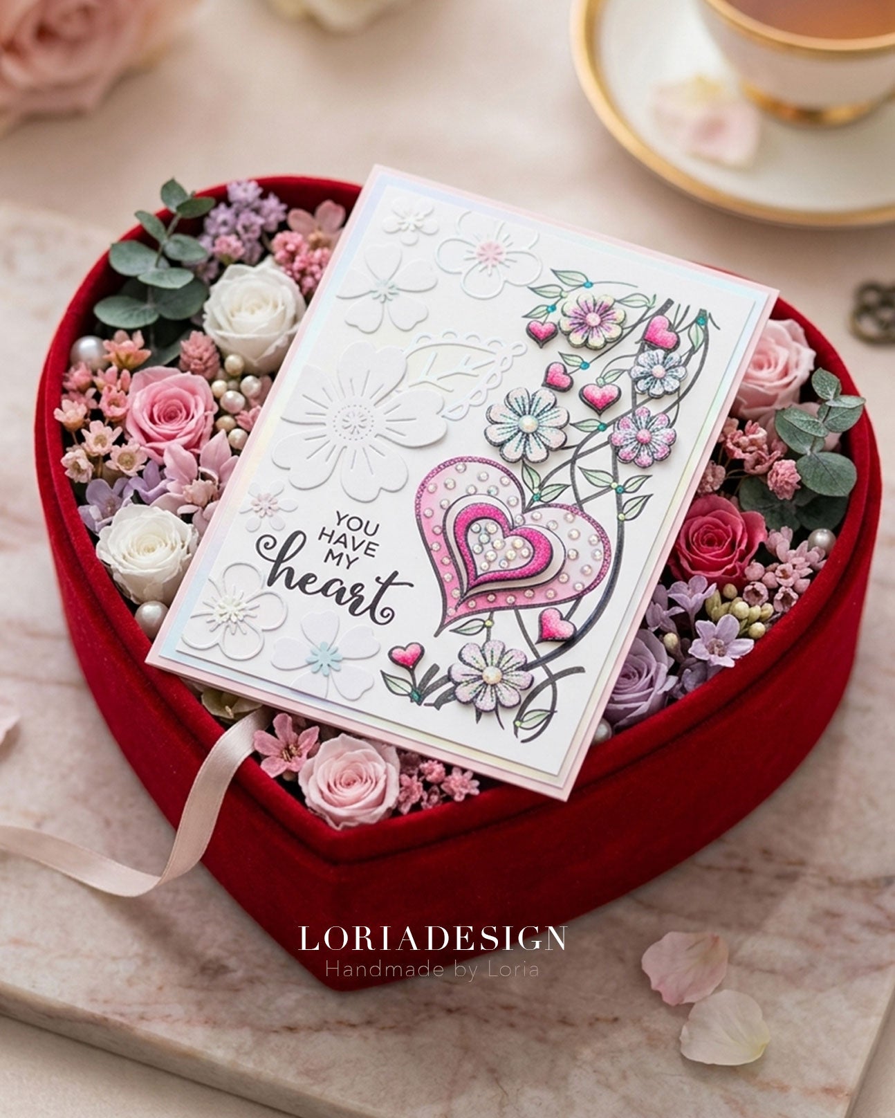You have my heart Handmade Card