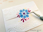 Clear Floral Sticker