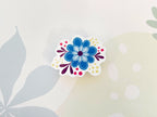Clear Floral Sticker