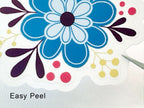 Clear Floral Sticker