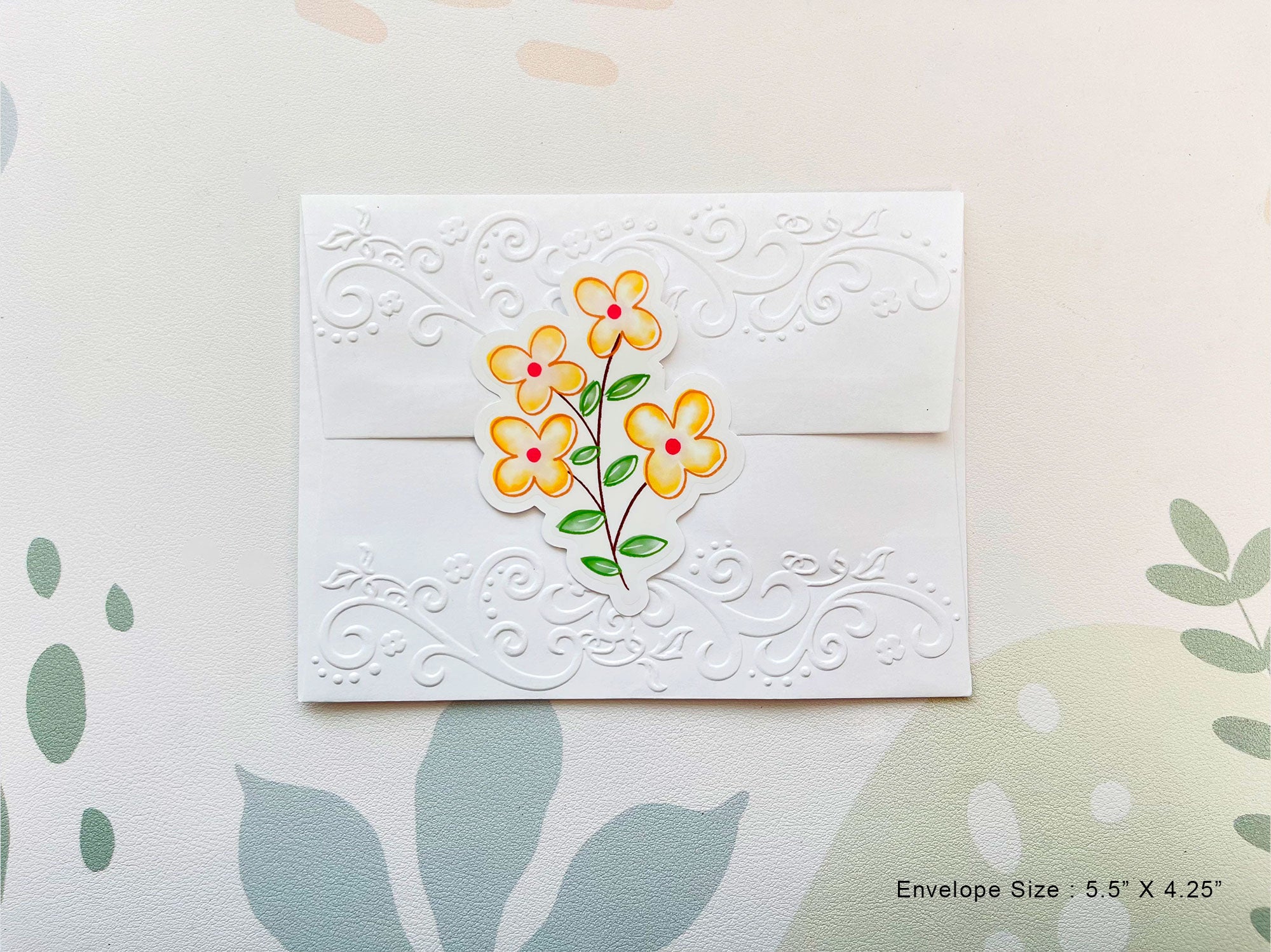Clear Yellow Flower Branch
