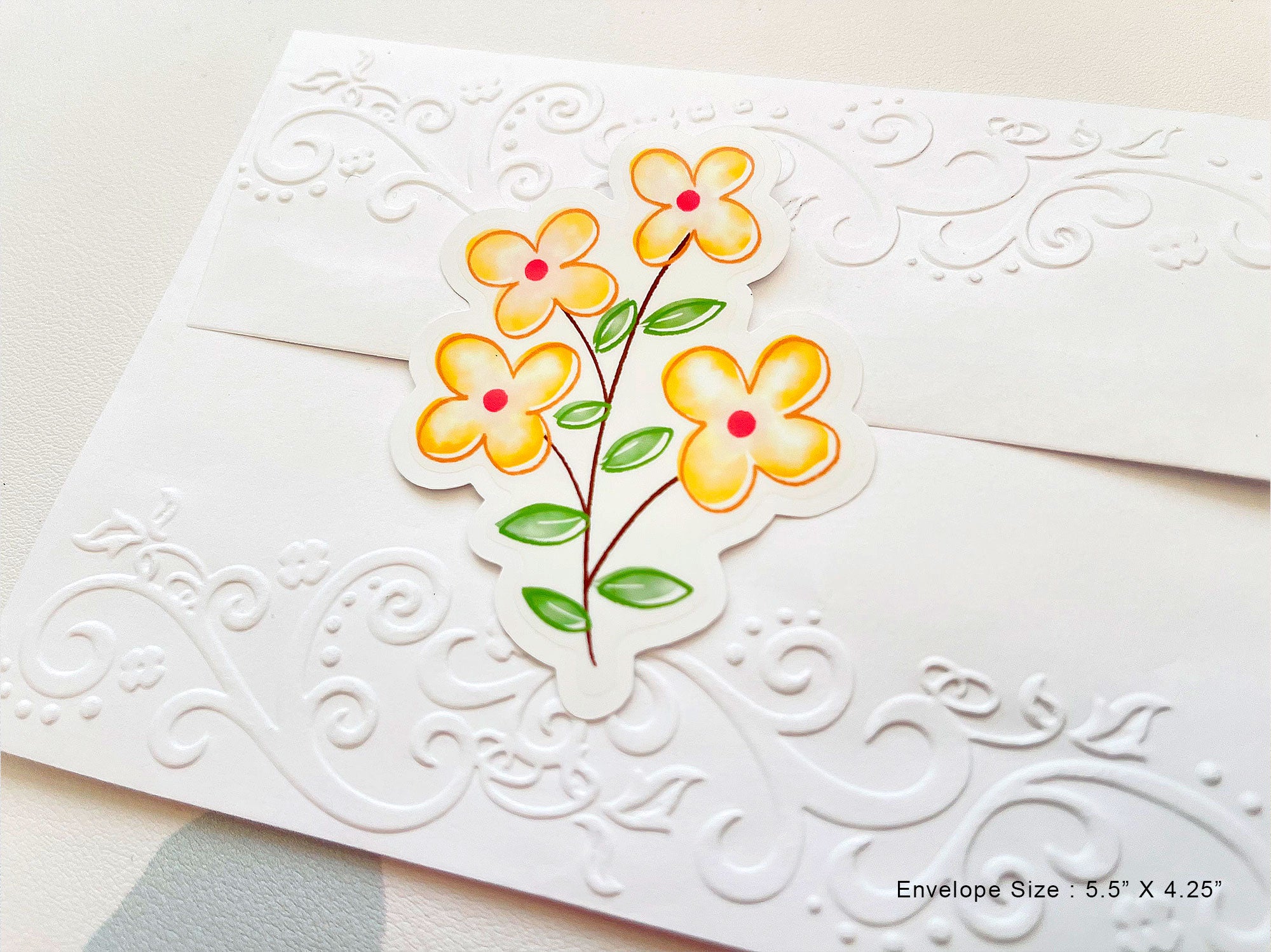 Clear Yellow Flower Branch