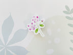 Clear Floral Sticker – Soft Cherry Blossom