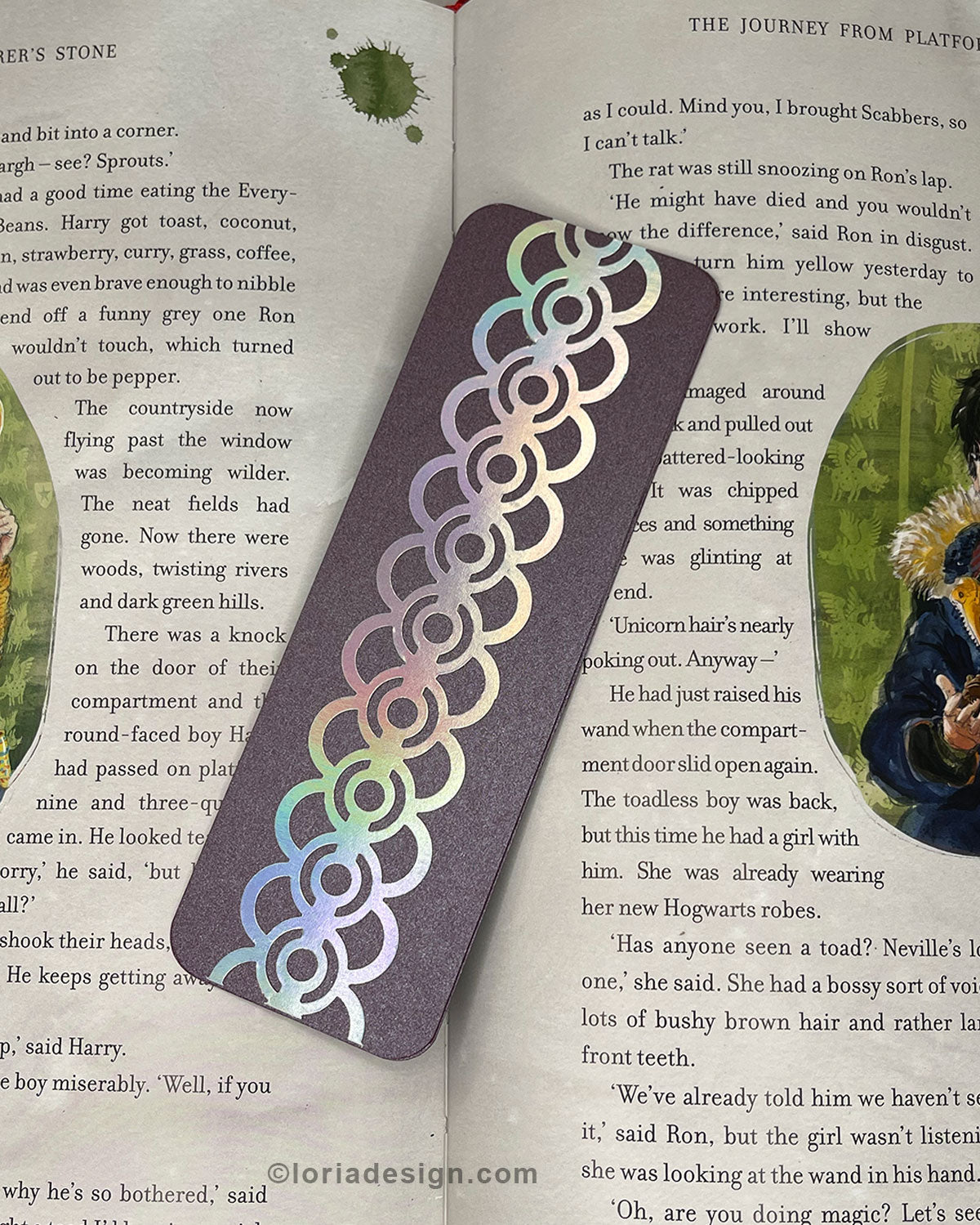 Handmade Floral Bookmark
