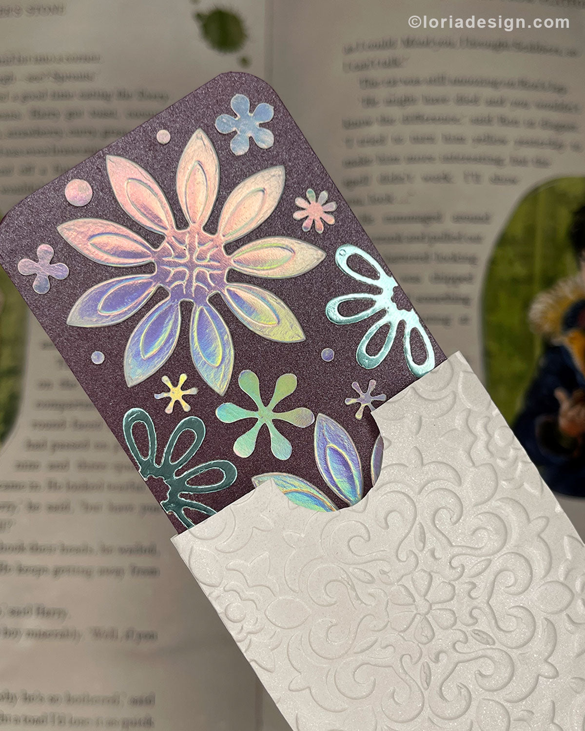 Handmade Floral Bookmark