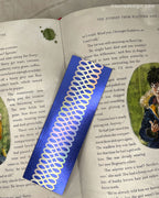 Handmade Floral Bookmark Blue