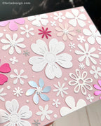 Blank Greeting Card - Pink