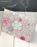 Blank Greeting Card - Pink
