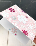 Blank Greeting Card - Pink
