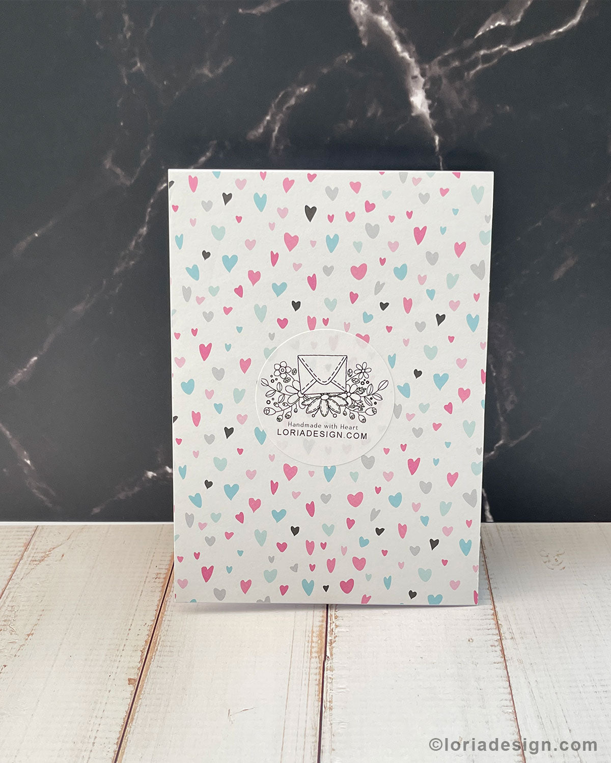 Love is in the air Handmade Card