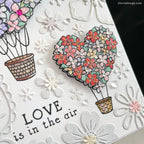 Love is in the air Handmade Card