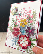 Love grows Handmade Card