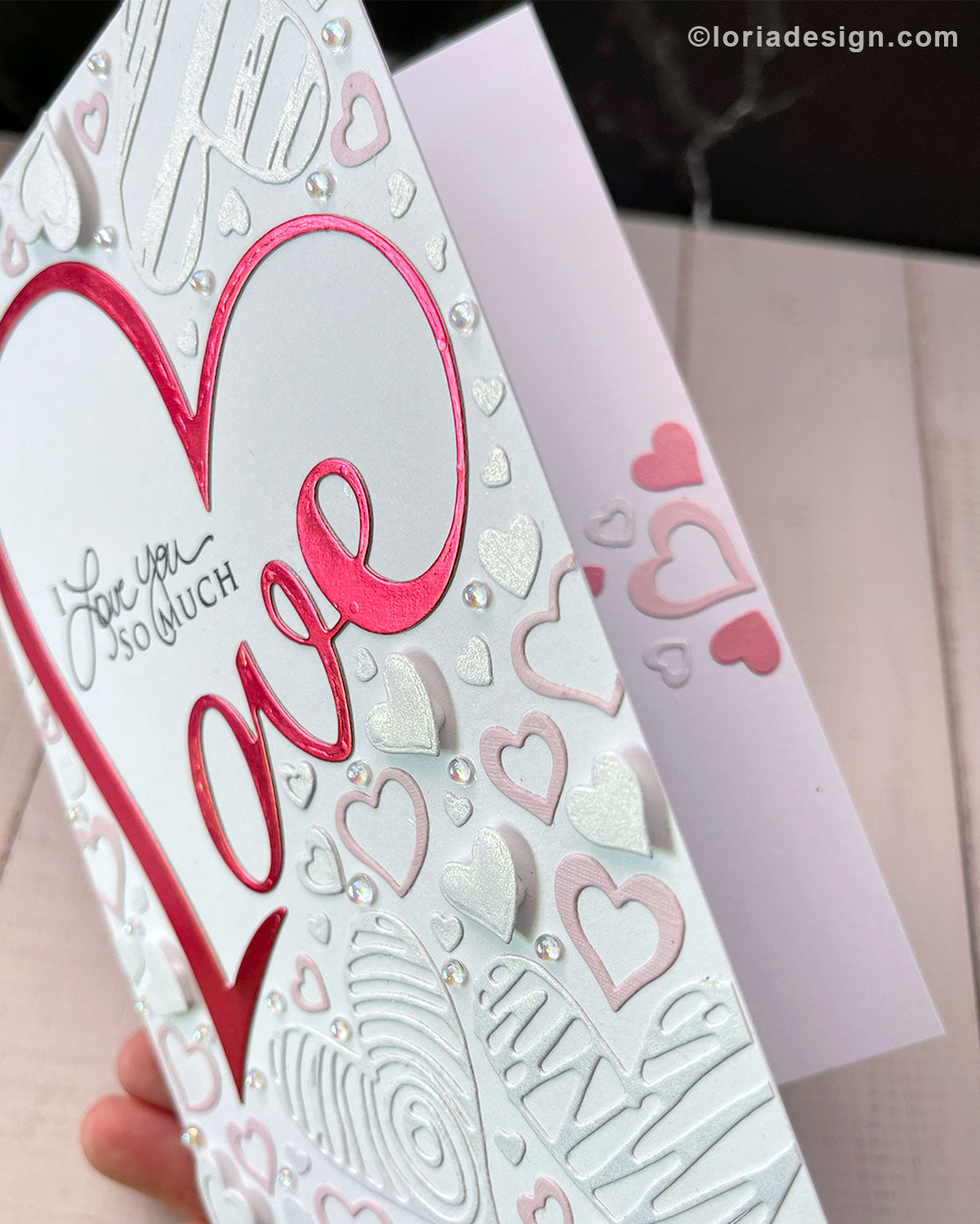 I Love you so much Handmade Card