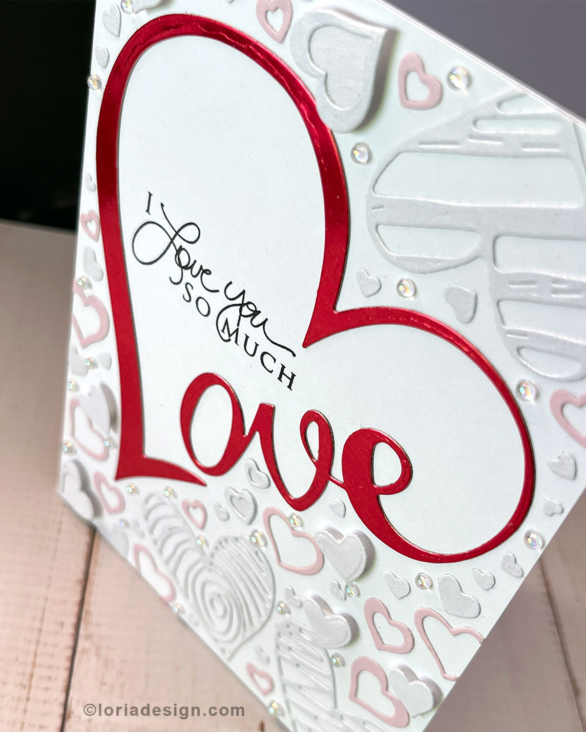 I Love you so much Handmade Card