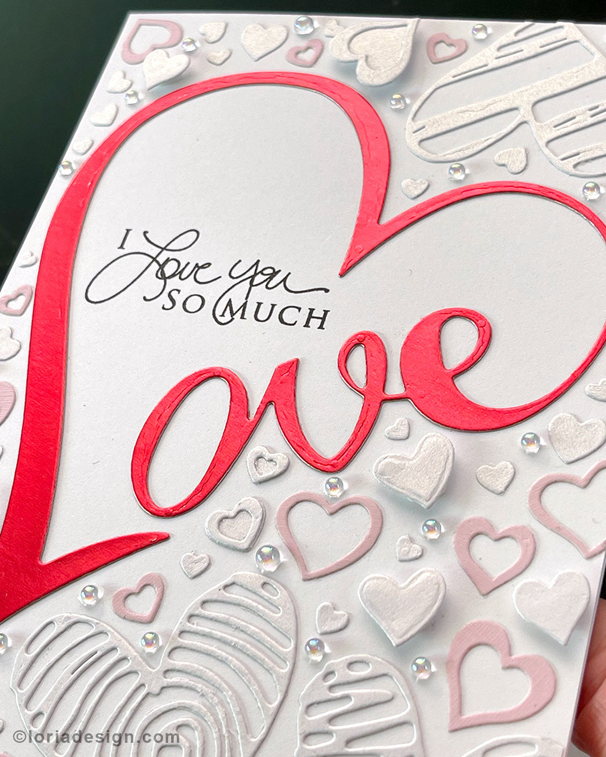 I Love you so much Handmade Card