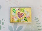 Golden Heart Handmade Card