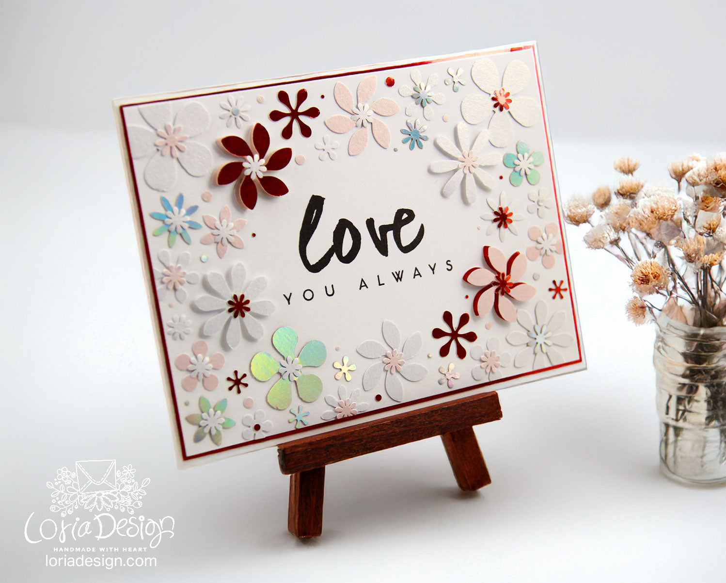Love YOU ALWAYS Handmade Card