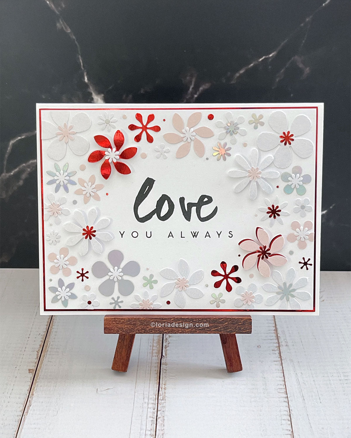 Love YOU ALWAYS Handmade Card