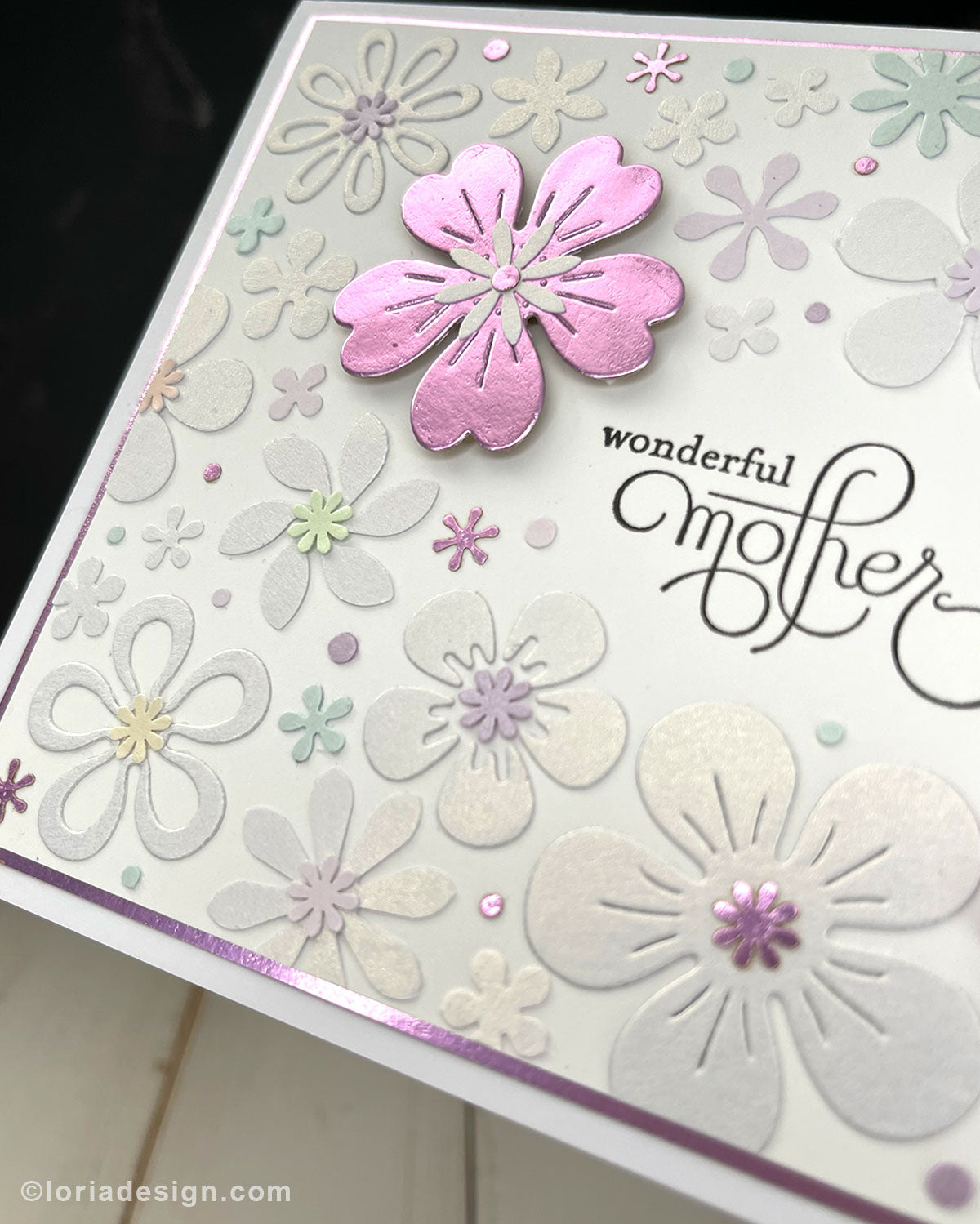 Wonderful Mother Handmade Card