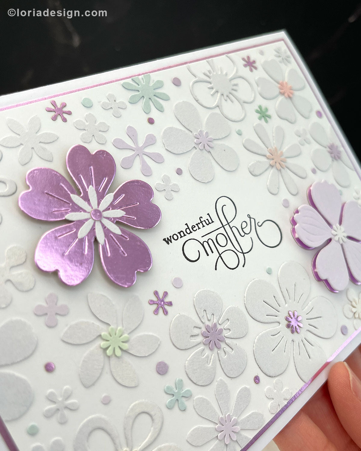 Wonderful Mother Handmade Card