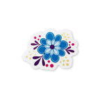 Clear Floral Sticker
