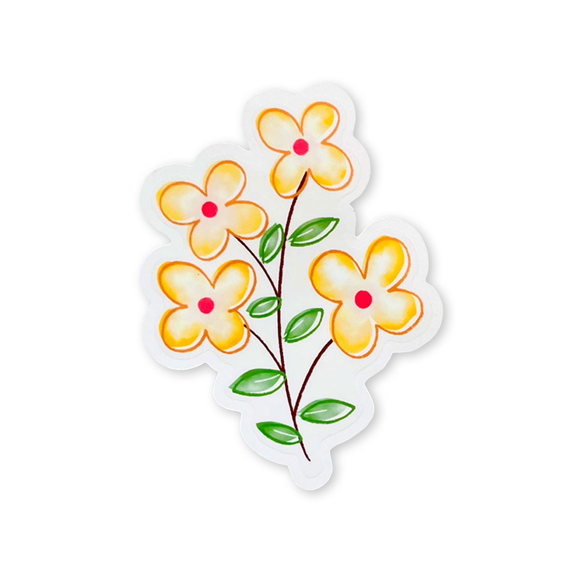 Clear Yellow Flower Branch