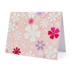 Blank Greeting Card - Pink