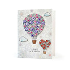Love is in the air Handmade Card