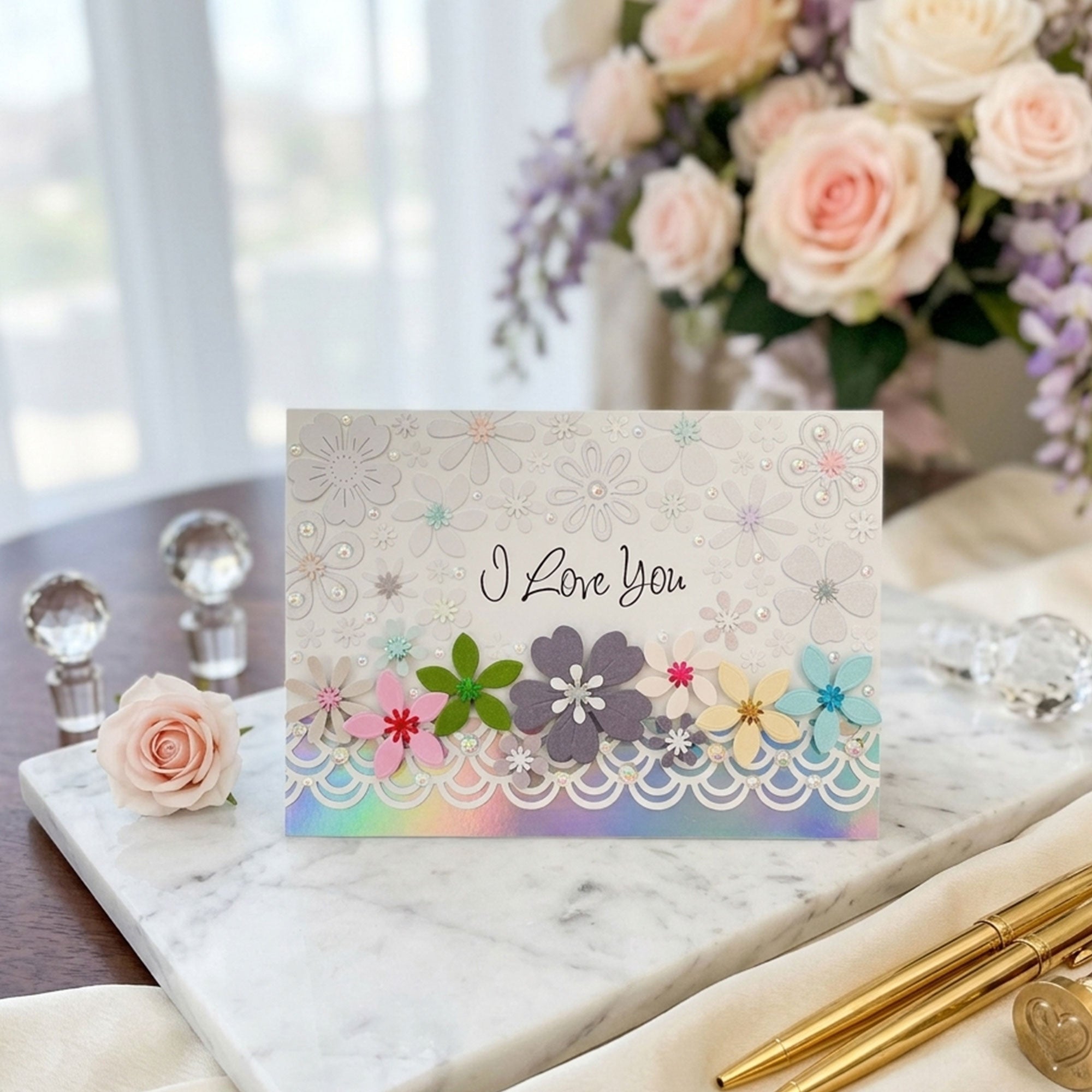 I Love You Handmade Card