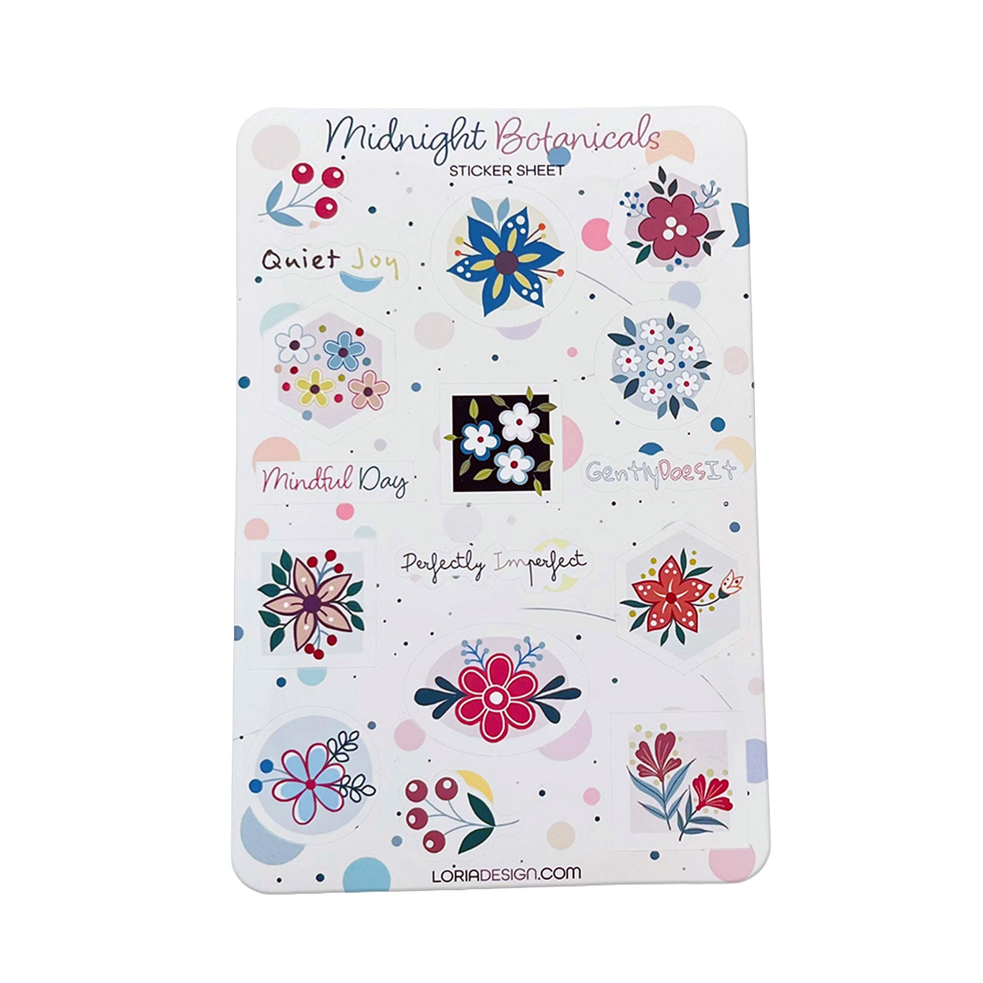 Sticker Sheet - Midnight Botanicals