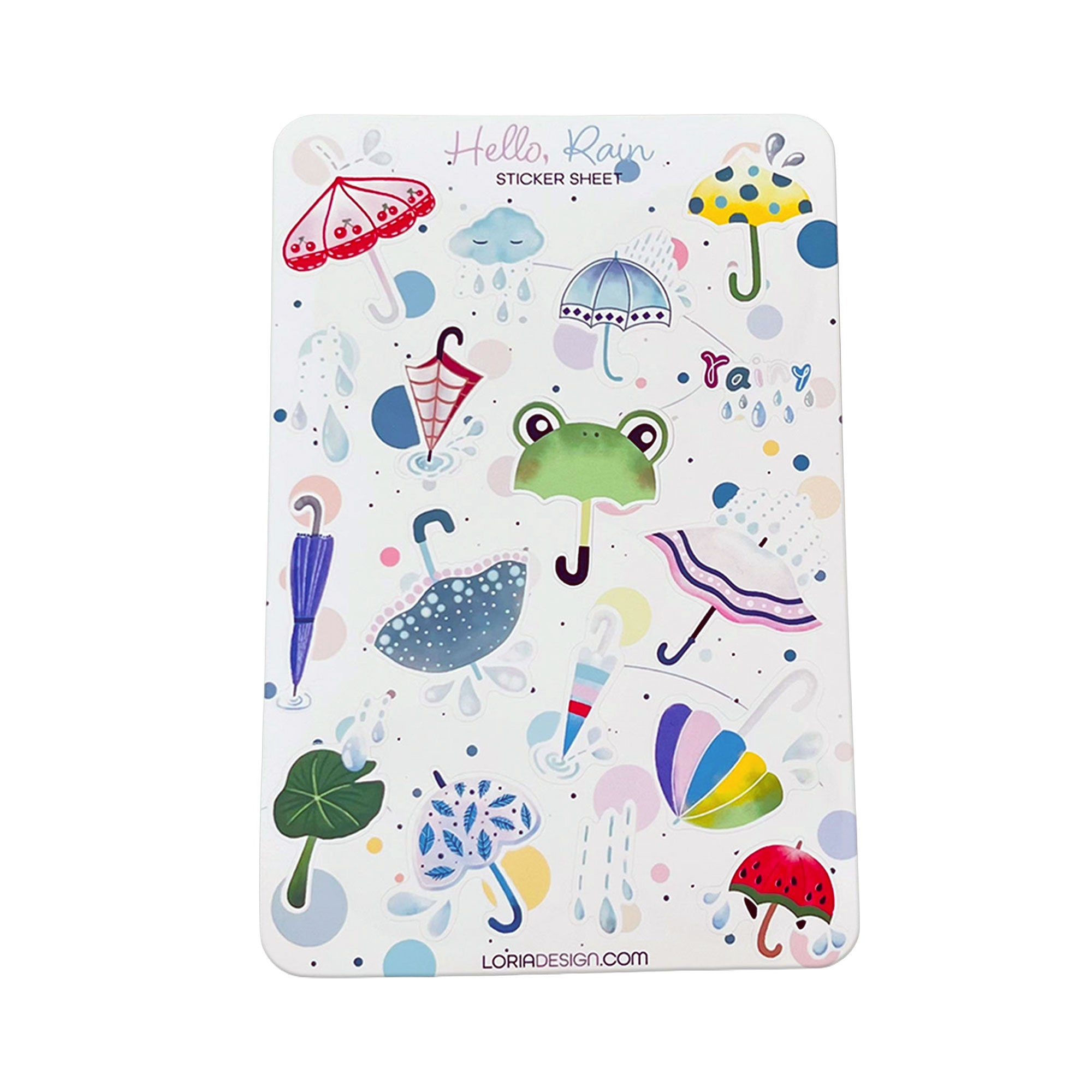 Sticker Sheet - Hello, Rain