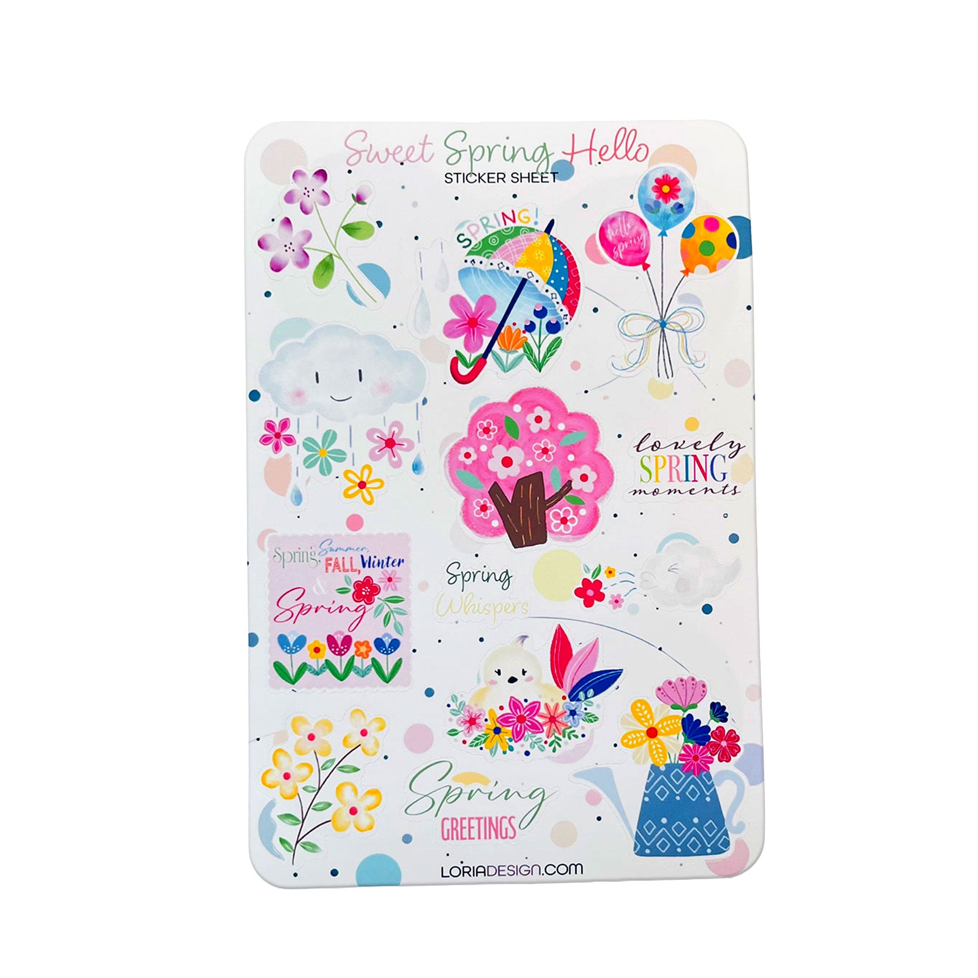 Sticker Sheet - Hello Spring