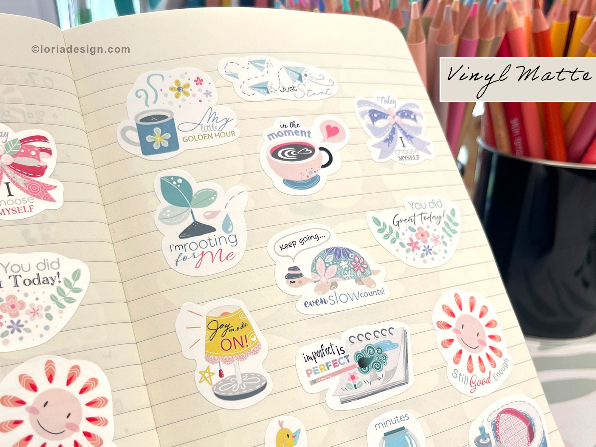 Sticker Sheet - note to self
