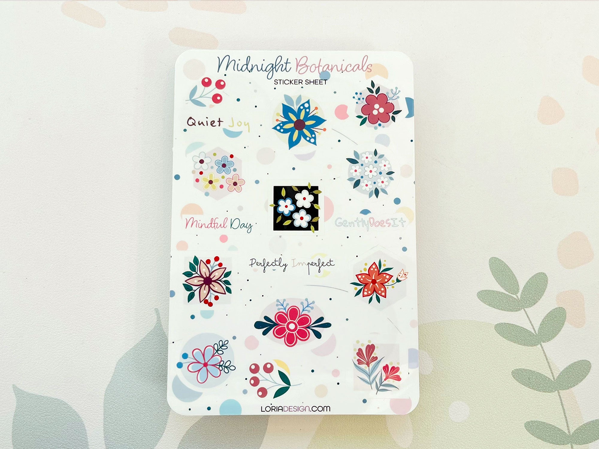 Sticker Sheet - Midnight Botanicals
