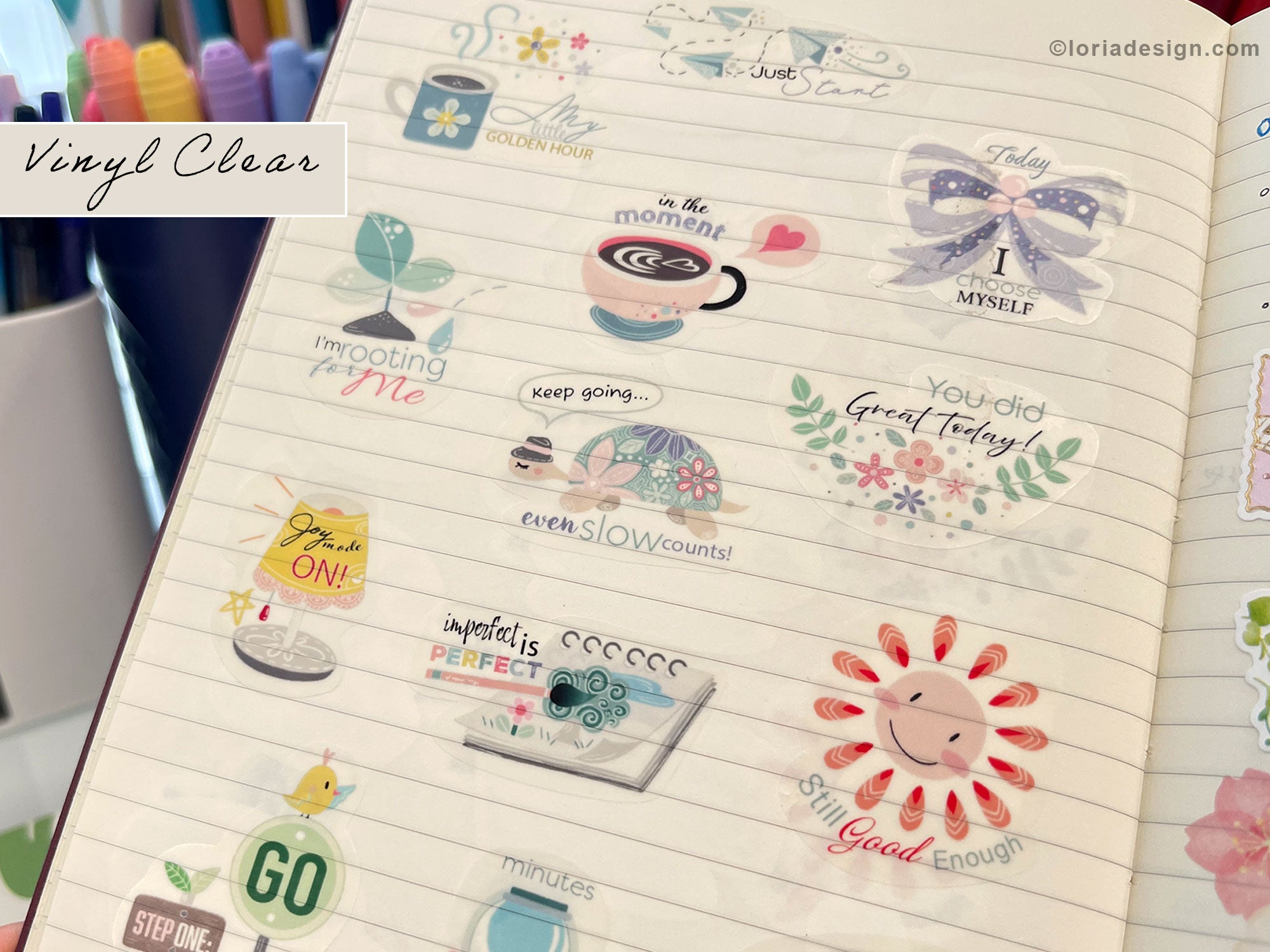 Sticker Sheet - note to self
