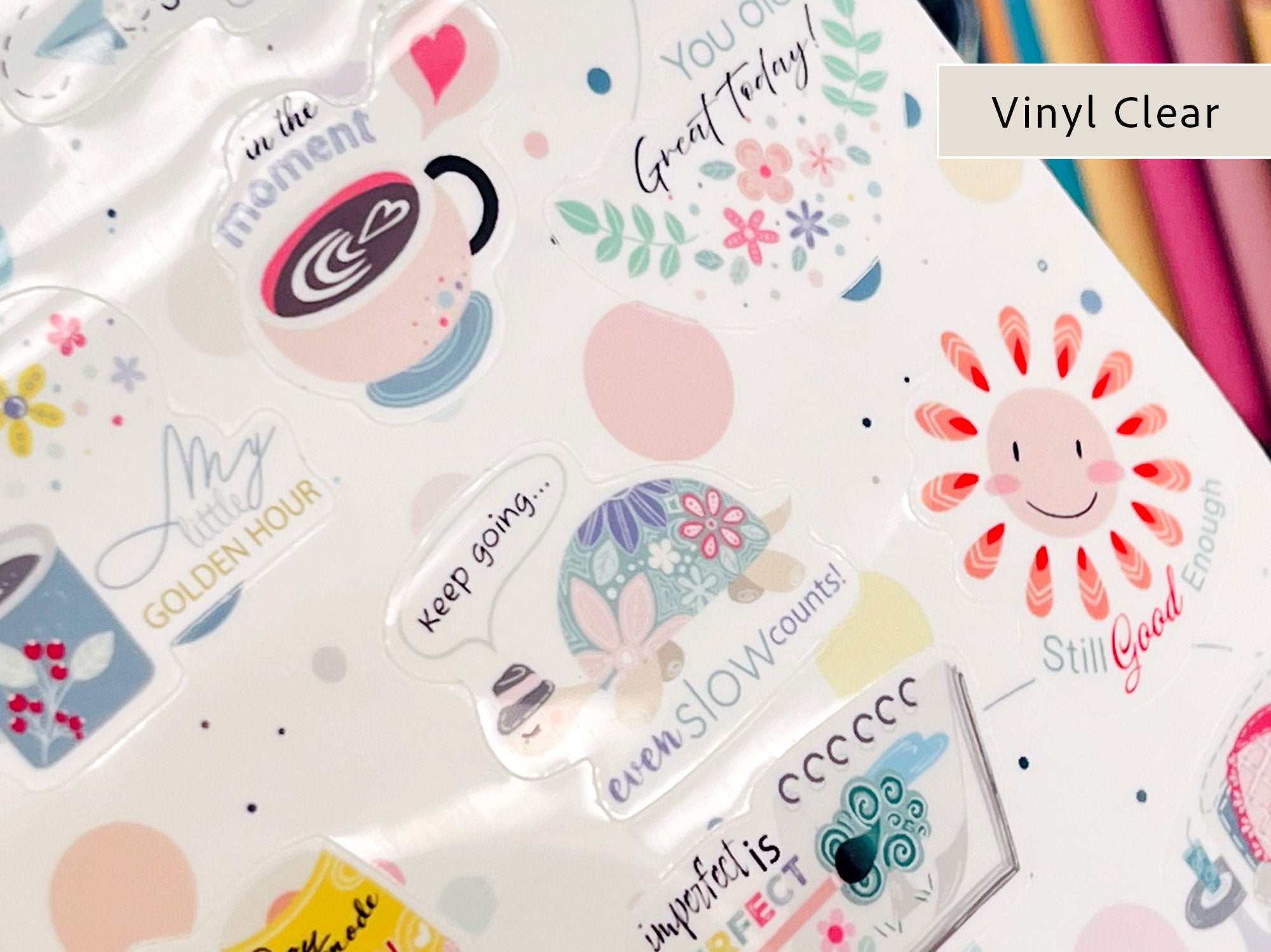 Sticker Sheet - note to self