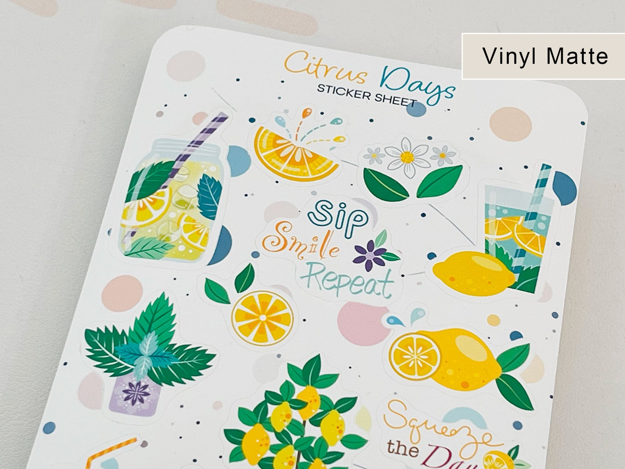 Sticker Sheet - Citrus Days