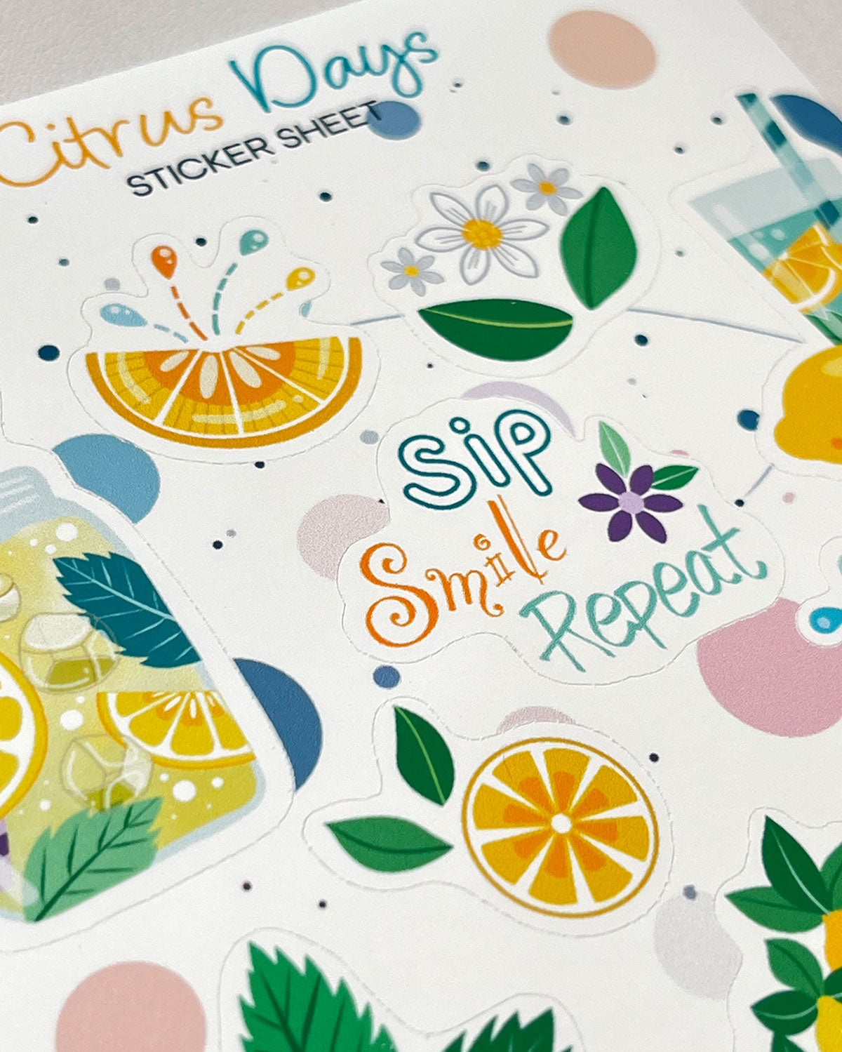 Sticker Sheet - Citrus Days