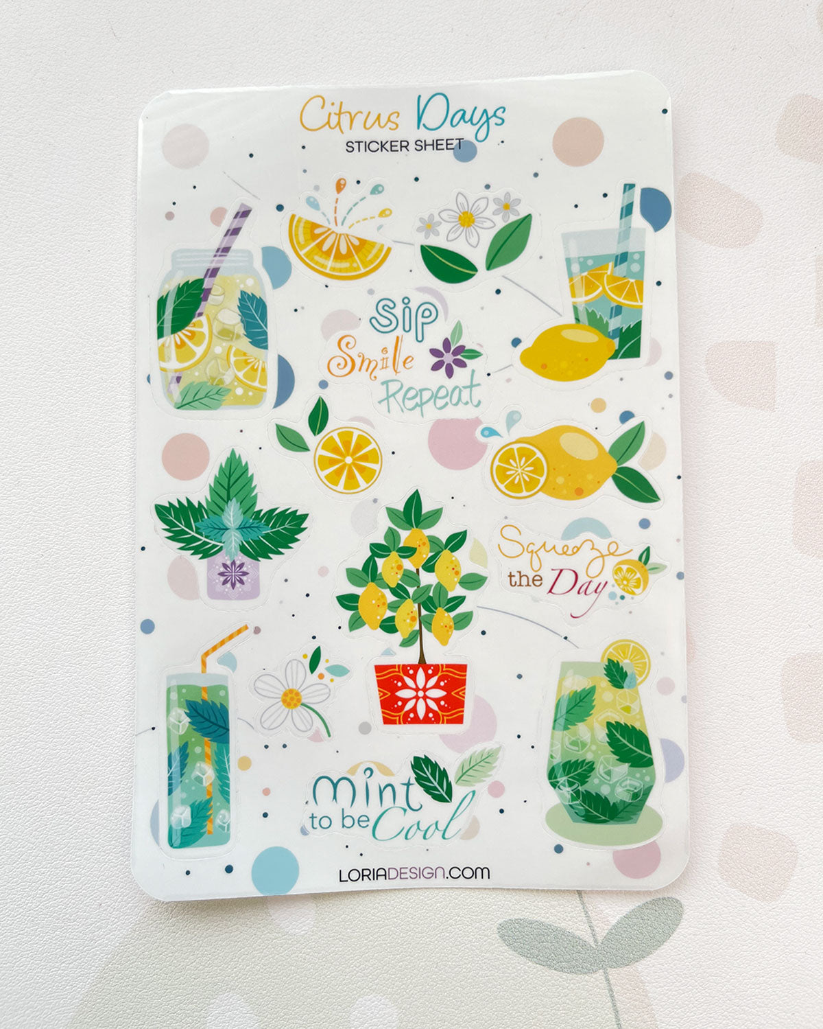 Sticker Sheet - Citrus Days