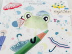 Hello Rain Sticker Sheet