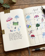 Hello Rain Sticker Sheet