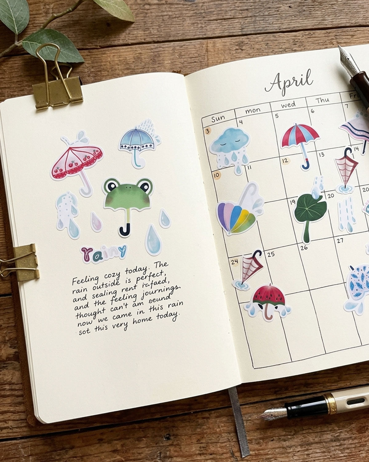 Sticker Sheet - Hello, Rain