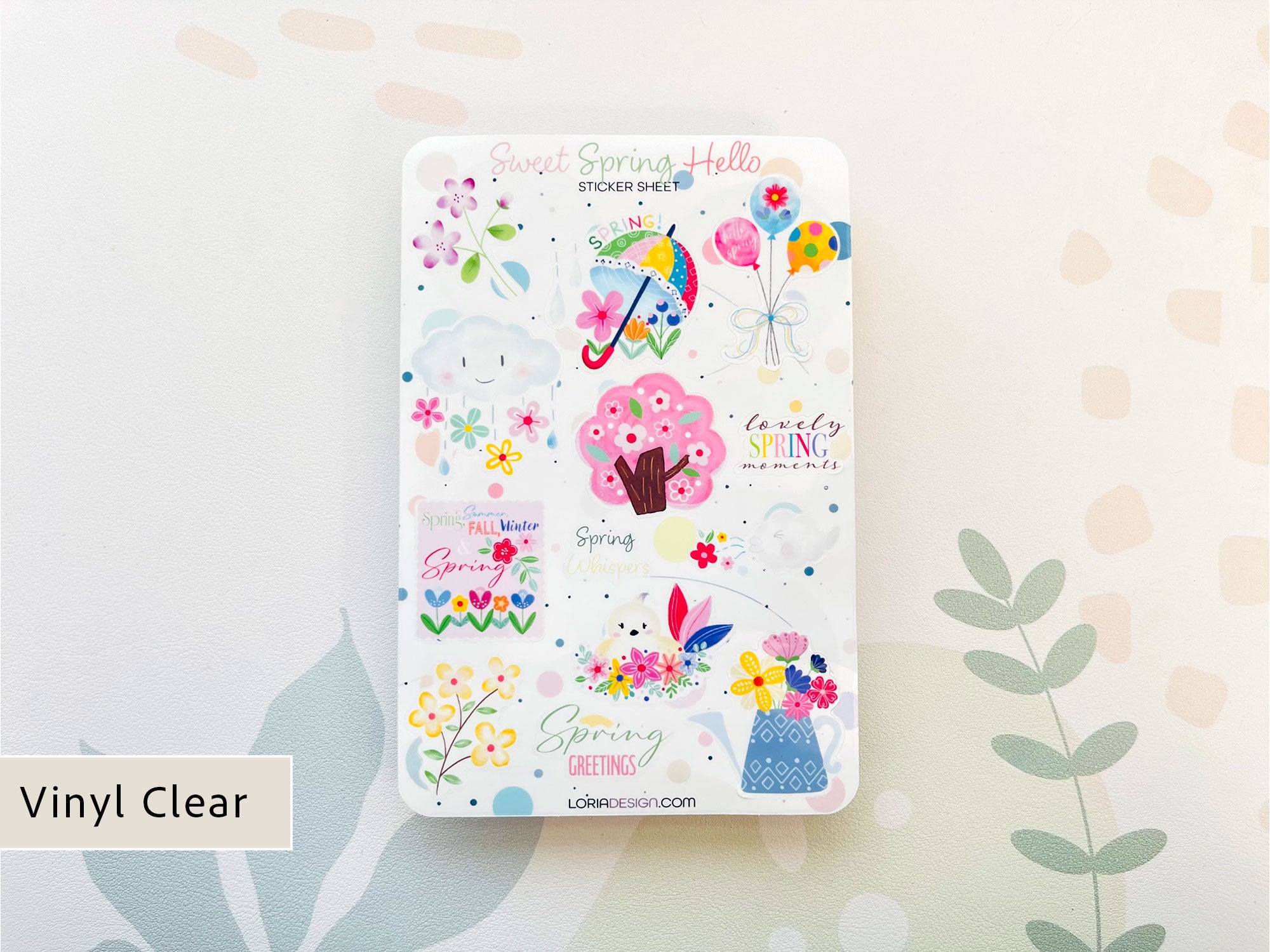 Sticker Sheet - Sweet Spring Hello