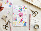 Sweet Spring Hello Sticker Sheet